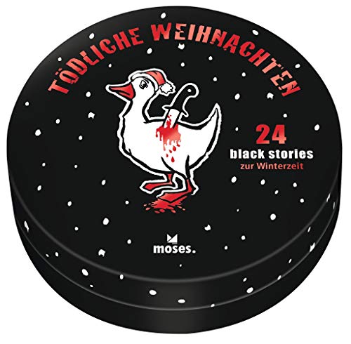 moses. black stories Tödliche Weihnachten, 24 rabenschwarze Rätsel zur Weihnachtszeit, Das Krimi-Kartenspiel als Adventskalender moses. black stories Tödliche Weihnachten, 24 rabenschwarze Rätsel zur Weihnachtszeit, Das Krimi-Kartenspiel als Adventskalender von moses