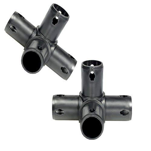 Moveandstic 2er Set Raumkupplung 4-armig, schwarz - Kupplung 4 armig Raum Moveandstic 2er Set Raumkupplung 4-armig, schwarz - Kupplung 4 armig Raum von move and stic