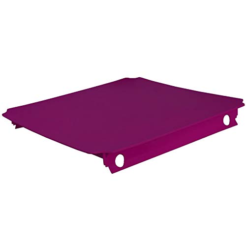TikTakToo Moveandstic Platte 40x40 oder 40x20 oder Stoff (40x40cm, Magenta/brombeer) von move and stic