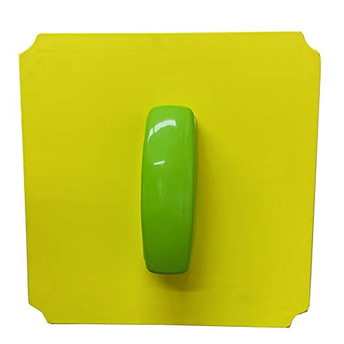 move and stic Platte 40x40 mit Spielfunktion Multifunktionsplatte Spielplatte mit Spieltelefon für Spielturm - Telefon gelb (Platte 40x40cm gelb mit Telefon apfelgrün) von move and stic