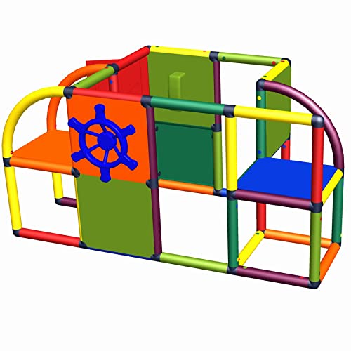 move and stic - Spielturm Sven mit Tür, Lenkrad und Telefon Multicolor für Kinderzimmer Spielzimmer oder Garten geeignet move and stic - Spielturm Sven mit Tür, Lenkrad und Telefon Multicolor für Kinderzimmer Spielzimmer oder Garten geeignet von move and stic