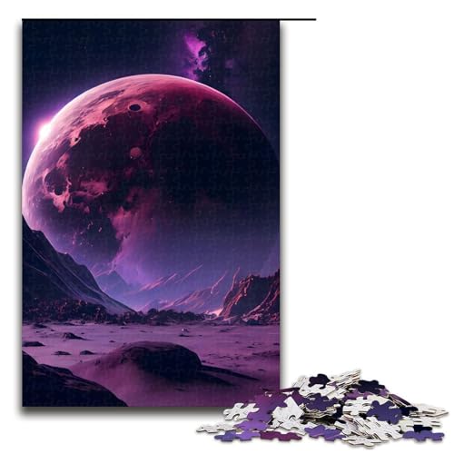 1000 Teile Lila Mond aus dem Weltraum Puzzle für Erwachsene Holzpuzzle Familienspiele 1000 Teile 1000 Teile Lila Mond aus dem Weltraum Puzzle für Erwachsene Holzpuzzle Familienspiele 1000 Teile von mowenbingpeng