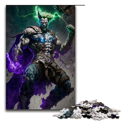 1000 Teile Monster mit Hammer Puzzle für Erwachsene, Spaß für die ganze Familie, Familienspiel, Stressabbau, schwieriges Herausforderungspuzzle, 1000 Teile 1000 Teile Monster mit Hammer Puzzle für Erwachsene, Spaß für die ganze Familie, Familienspiel, Stressabbau, schwieriges Herausforderungspuzzle, 1000 Teile von mowenbingpeng