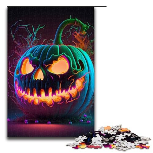 1000 Teile Neon-Kürbis-Puzzles für Erwachsene Holzpuzzle Familienspiele 1000 Teile 1000 Teile Neon-Kürbis-Puzzles für Erwachsene Holzpuzzle Familienspiele 1000 Teile von mowenbingpeng