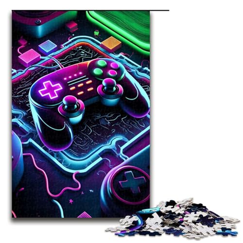 1000 Teile Puzzle für Erwachsene Neon Spiel Spiel Puzzles Ganze Familie 1000 PCS von mowenbingpeng
