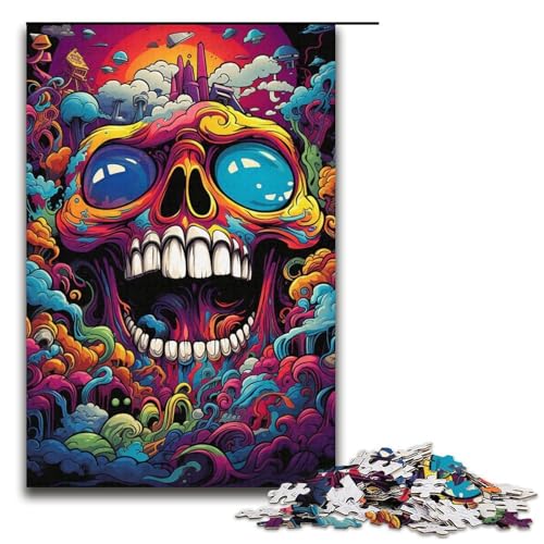 1000 Teile für Erwachsene und Kinder von Jigsaw Fantasy Bunte Monster-Puzzles für Erwachsene Holzpuzzle 1000 PCS (38 x 26 cm) von mowenbingpeng