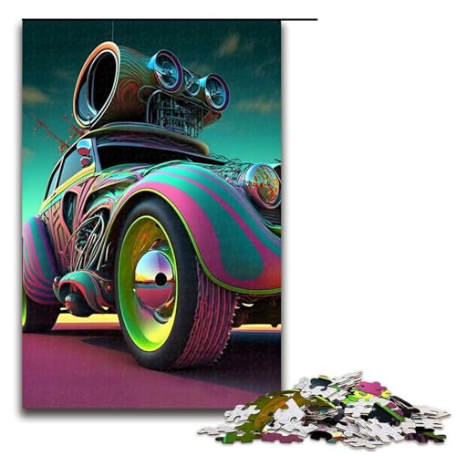 1000 Teile für Erwachsene und Kinder von Jigsaw Retro Cruiser Puzzles für Erwachsene Holzpuzzle 1000 PCS 1000 Teile für Erwachsene und Kinder von Jigsaw Retro Cruiser Puzzles für Erwachsene Holzpuzzle 1000 PCS von mowenbingpeng