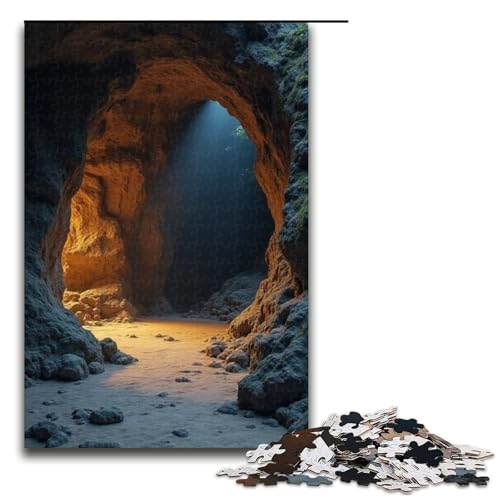 1000-teilige Puzzles für Erwachsene kleine Höhlenpuzzles Geburtstagsgeschenke für Teenager ab 14 Jahren 1000 Teile (75 x 50 cm) von mowenbingpeng