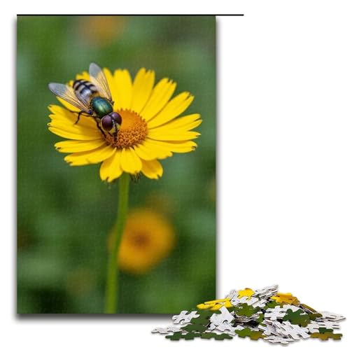 1000-teiliges Blumen-Wertschätzungspuzzle für Erwachsene Holzpuzzle Familienspiele 1000 Teile (75 x 50 cm) von mowenbingpeng
