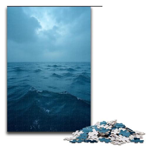 1000-teiliges Meerespuzzle für Erwachsene unmögliches Puzzle zum Stressabbau für Teenager ab 14 Jahren 1000 Teile (75 x 50 cm) von mowenbingpeng