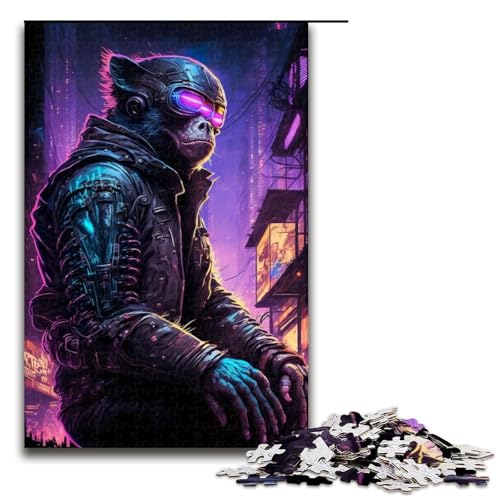 1000-teiliges Puzzle, AFFE, Mensch, Puzzle für Erwachsene, Holzpuzzle, anspruchsvolles Spiel, 1000 Teile 1000-teiliges Puzzle, AFFE, Mensch, Puzzle für Erwachsene, Holzpuzzle, anspruchsvolles Spiel, 1000 Teile von mowenbingpeng