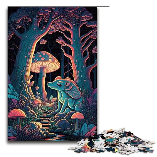 1000-teiliges Puzzle, Lernspiele, Psychedelische Pilzwälder, Puzzles für Erwachsene, Holzpuzzle für Familienspaß und Spieleabend, 1000 PCS 1000-teiliges Puzzle, Lernspiele, Psychedelische Pilzwälder, Puzzles für Erwachsene, Holzpuzzle für Familienspaß und Spieleabend, 1000 PCS von mowenbingpeng