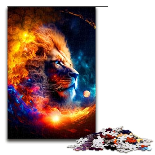 1000-teiliges Puzzle, Löwen-Puzzle für Erwachsene, Holzpuzzle, anspruchsvolles Spiel, 1000 Teile 1000-teiliges Puzzle, Löwen-Puzzle für Erwachsene, Holzpuzzle, anspruchsvolles Spiel, 1000 Teile von mowenbingpeng