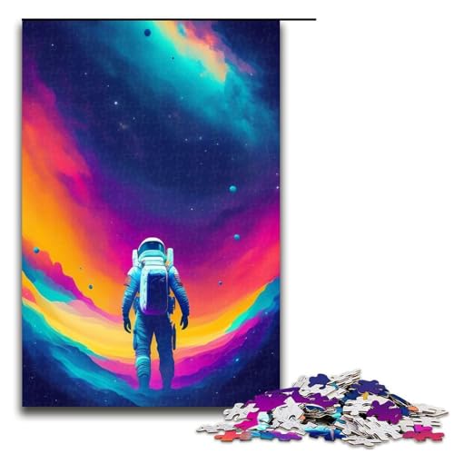 1000-teiliges Puzzle, Weltraum-Astronauten-Puzzle für Erwachsene, Holzpuzzle, anspruchsvolles Spiel, 1000 Teile 1000-teiliges Puzzle, Weltraum-Astronauten-Puzzle für Erwachsene, Holzpuzzle, anspruchsvolles Spiel, 1000 Teile von mowenbingpeng