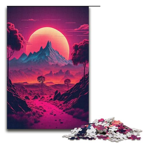 1000-teiliges Puzzle „Cosmic Dreams“ für Erwachsene und Kinder Papierpuzzle pädagogisches Spielzeug zum Stressabbau Puzzle 1000 Teile (38 x 26 cm) von mowenbingpeng