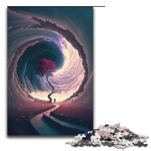 1000-teiliges Puzzle „Cosmic Gateway“ für Erwachsene Papierpuzzle anspruchsvolles Spiel 1000 Teile (38 x 26 cm) von mowenbingpeng