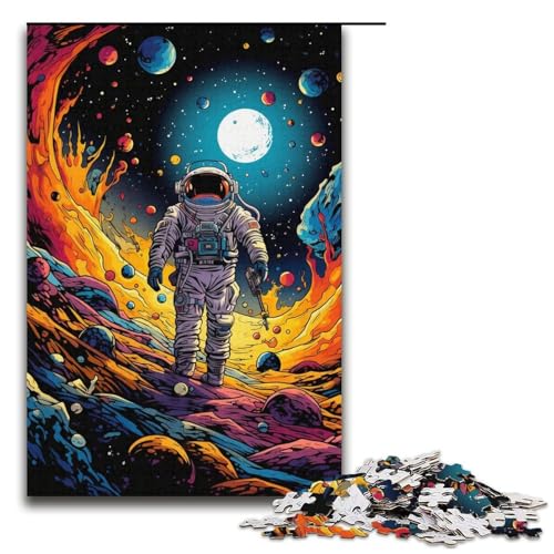 1000-teiliges Puzzle „Encounter Wonders“ Holzpuzzle Lernspiele Heimdekoration 1000 Teile (38 x 26 cm) von mowenbingpeng