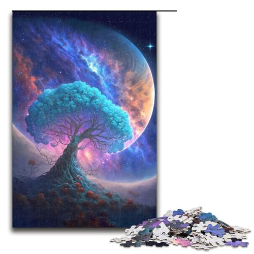 1000-teiliges Puzzle „Magischer Baum“ für Erwachsene und Kinder, Holzpuzzle, pädagogisches Spielzeug zum Stressabbau, Puzzle 1000 Teile 1000-teiliges Puzzle „Magischer Baum“ für Erwachsene und Kinder, Holzpuzzle, pädagogisches Spielzeug zum Stressabbau, Puzzle 1000 Teile von mowenbingpeng