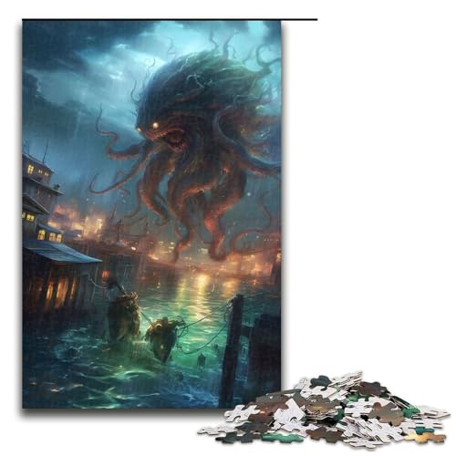 1000-teiliges Puzzle „Monster Rise“ für Erwachsene, Holzpuzzle, anspruchsvolles Spiel, 1000 Teile 1000-teiliges Puzzle „Monster Rise“ für Erwachsene, Holzpuzzle, anspruchsvolles Spiel, 1000 Teile von mowenbingpeng