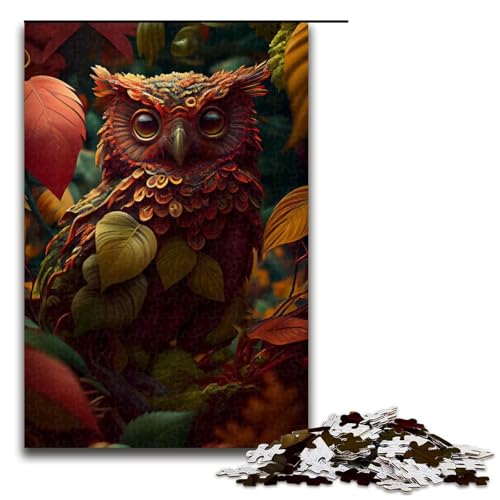 1000-teiliges Puzzle „Mystical Ember Owl“ für Erwachsene und Kinder, Holzpuzzle, pädagogisches Spielzeug zum Stressabbau, Puzzle 1000 Teile 1000-teiliges Puzzle „Mystical Ember Owl“ für Erwachsene und Kinder, Holzpuzzle, pädagogisches Spielzeug zum Stressabbau, Puzzle 1000 Teile von mowenbingpeng