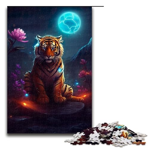 1000-teiliges Puzzle „Mystischer Tiger auf dem Mars“ für Erwachsene, Holzpuzzle, anspruchsvolles Spiel, 1000 Teile 1000-teiliges Puzzle „Mystischer Tiger auf dem Mars“ für Erwachsene, Holzpuzzle, anspruchsvolles Spiel, 1000 Teile von mowenbingpeng