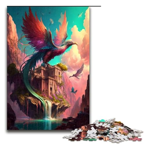 1000-teiliges Puzzle „Phönix im Palast“ für Erwachsene und Kinder, Holzpuzzle, pädagogisches Spielzeug zum Stressabbau, Puzzle, 1000 Teile 1000-teiliges Puzzle „Phönix im Palast“ für Erwachsene und Kinder, Holzpuzzle, pädagogisches Spielzeug zum Stressabbau, Puzzle, 1000 Teile von mowenbingpeng