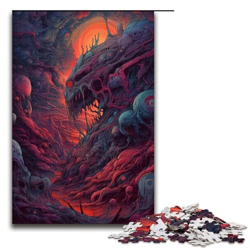 1000-teiliges Puzzle „Psychedelic Mood“ aus Holz, Lernspiele, Heimdekoration, 1000 Teile 1000-teiliges Puzzle „Psychedelic Mood“ aus Holz, Lernspiele, Heimdekoration, 1000 Teile von mowenbingpeng