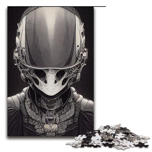 1000-teiliges Puzzle Cyberpunk Alien Jigsaw für Erwachsene Papierpuzzle anspruchsvolles Spiel 1000 Teile (38 x 26 cm) von mowenbingpeng