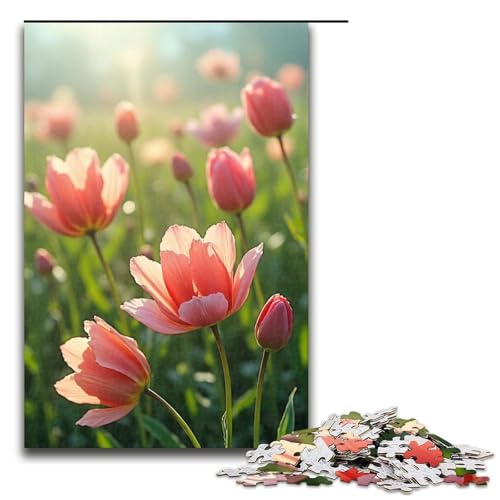 1000-teiliges Puzzle Der Frühling liegt in der Luft für Erwachsene und Kinder Holzpuzzle pädagogisches Spielzeug zum Stressabbau Puzzle 1000 Teile (75 x 50 cm) von mowenbingpeng