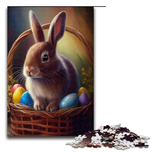 1000-teiliges Puzzle Kaninchen Osterhase Tierpuzzle Holzpuzzle Lernspiele Heimdekoration 1000 PCS 1000-teiliges Puzzle Kaninchen Osterhase Tierpuzzle Holzpuzzle Lernspiele Heimdekoration 1000 PCS von mowenbingpeng