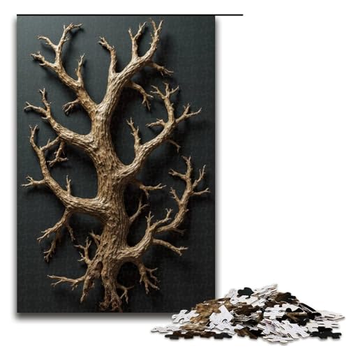 1000-teiliges Puzzle Lernspiele Dead Vines Puzzles für Erwachsene Holzpuzzle für Familienspaß und Spieleabend 1000 Teile (75 x 50 cm) von mowenbingpeng