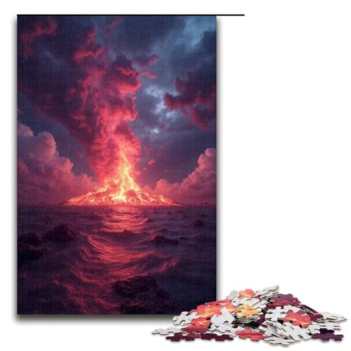 1000-teiliges Puzzle Lernspiele wundervolle Puzzles für Erwachsene Holzpuzzle für Familienspaß und Spieleabende 1000 Teile (75 x 50 cm) von mowenbingpeng