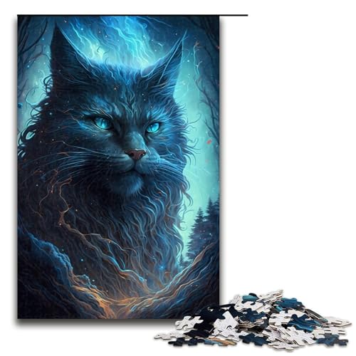 1000-teiliges Puzzle Maine Coon Cat Puzzle für Erwachsene Holzpuzzle Herausforderndes Spiel 1000 PCS 1000-teiliges Puzzle Maine Coon Cat Puzzle für Erwachsene Holzpuzzle Herausforderndes Spiel 1000 PCS von mowenbingpeng