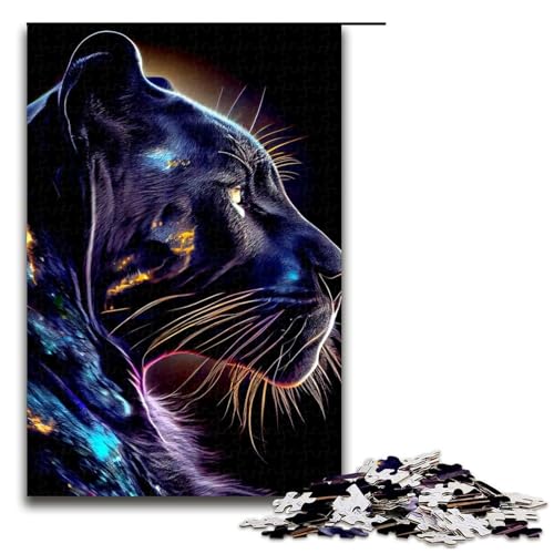 1000-teiliges Puzzle Panther-Puzzle für Erwachsene, Holzpuzzle, anspruchsvolles Spiel, 1000 Teile 1000-teiliges Puzzle Panther-Puzzle für Erwachsene, Holzpuzzle, anspruchsvolles Spiel, 1000 Teile von mowenbingpeng