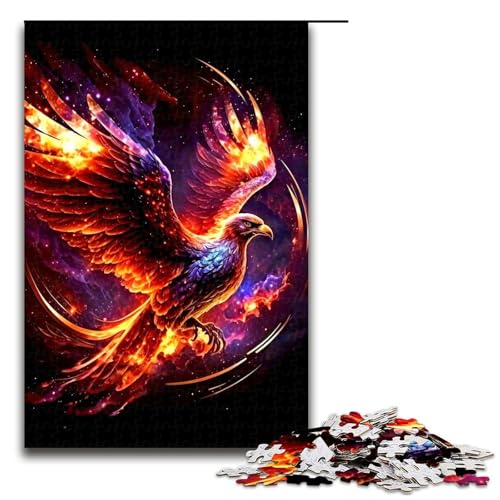 1000-teiliges Puzzle PhoenixJigsaw für Erwachsene und Kinder, Holzpuzzle, pädagogisches Stressabbau-Spielzeug, Puzzle 1000 PCS von mowenbingpeng