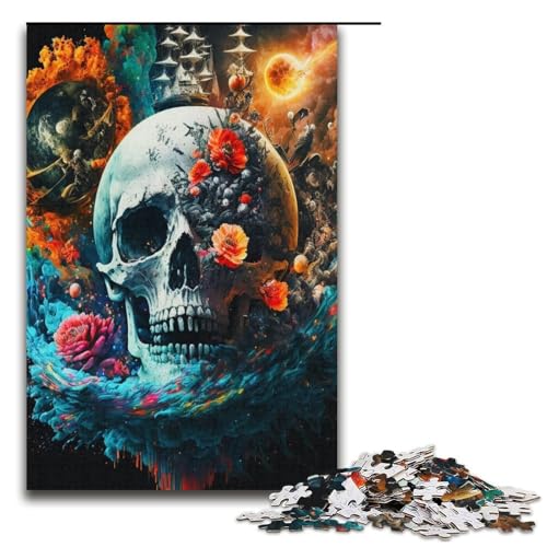 1000 teiliges Puzzle Piratenschiff Puzzle für Erwachsene Holzpuzzle Familienspiele 1000 Teile (38 x 26 cm) von mowenbingpeng