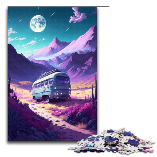 1000-teiliges Puzzle Schulbus-Puzzle Holzpuzzle Lernspiele Heimdekoration 1000 PCS 1000-teiliges Puzzle Schulbus-Puzzle Holzpuzzle Lernspiele Heimdekoration 1000 PCS von mowenbingpeng