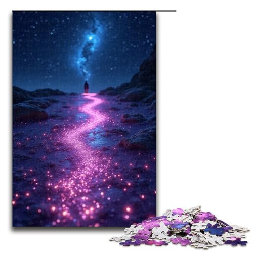 1000-teiliges Puzzle Star River on Earth für Erwachsene Holzpuzzle anspruchsvolles Spiel 1000 Teile (75 x 50 cm) von mowenbingpeng