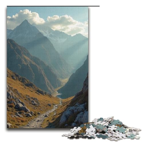 1000-teiliges Puzzle Vogelgesang in den leeren Bergen Geschenke Puzzles für Erwachsene Weihnachtswunschliste mit Weihnachtsmann für Teenager ab 14 Jahren 1000 Teile (38 x 26 cm) von mowenbingpeng