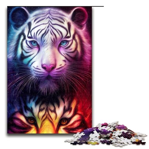1000-teiliges Puzzle für Erwachsene, Blick in den Spiegel, Puzzle für Lernspiele, Herausforderung, Spielzeug, Kunstwerk, Geschenk, 1000 PCS von mowenbingpeng