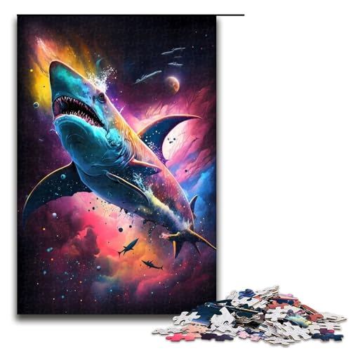1000-teiliges Puzzle für Erwachsene, Hai, übernatürliche Puzzles für Erwachsene, Holzpuzzle, anspruchsvolles Spiel, 1000 Teile 1000-teiliges Puzzle für Erwachsene, Hai, übernatürliche Puzzles für Erwachsene, Holzpuzzle, anspruchsvolles Spiel, 1000 Teile von mowenbingpeng