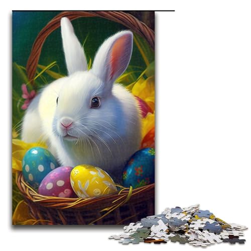 1000-teiliges Puzzle für Erwachsene, Kaninchen, Osterhase, Tierpuzzle, praktisches Spiel, 1000 Teile 1000-teiliges Puzzle für Erwachsene, Kaninchen, Osterhase, Tierpuzzle, praktisches Spiel, 1000 Teile von mowenbingpeng
