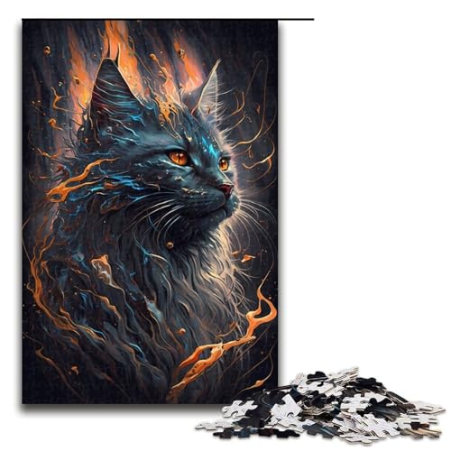 1000-teiliges Puzzle für Erwachsene, Maine-Coon-Katze-Puzzle, praktisches Spiel, 1000 Teile 1000-teiliges Puzzle für Erwachsene, Maine-Coon-Katze-Puzzle, praktisches Spiel, 1000 Teile von mowenbingpeng