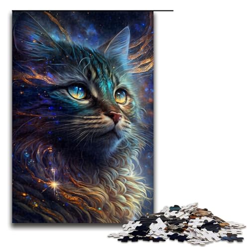 1000-teiliges Puzzle für Erwachsene, Nebelkätzchen-Puzzle für Kinder, Holzpuzzle, Lernspiel für Erwachsene, 1000 Teile 1000-teiliges Puzzle für Erwachsene, Nebelkätzchen-Puzzle für Kinder, Holzpuzzle, Lernspiel für Erwachsene, 1000 Teile von mowenbingpeng