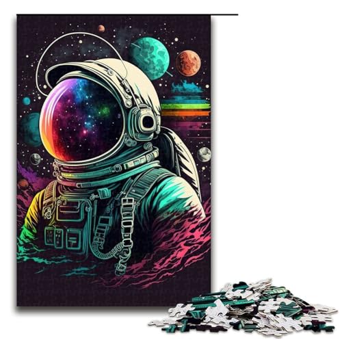 1000-teiliges Puzzle für Erwachsene, Neon-Astronauten-Spiel, Puzzles ganze Familie, 1000 PCS 1000-teiliges Puzzle für Erwachsene, Neon-Astronauten-Spiel, Puzzles ganze Familie, 1000 PCS von mowenbingpeng