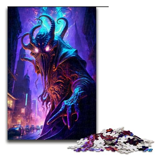 1000-teiliges Puzzle für Erwachsene, Oktopus-Monster-Puzzle – anspruchsvolles Spiel, EIN Kunstwerk, geeignet für Jugendliche ab 14 Jahren, 1000 Teile 1000-teiliges Puzzle für Erwachsene, Oktopus-Monster-Puzzle – anspruchsvolles Spiel, EIN Kunstwerk, geeignet für Jugendliche ab 14 Jahren, 1000 Teile von mowenbingpeng