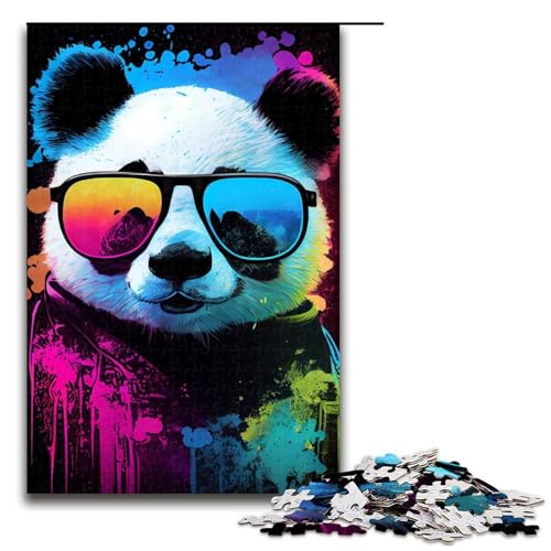 1000-teiliges Puzzle für Erwachsene, Panda-Tier-Popart-Puzzle, praktisches Spiel, 1000 Teile 1000-teiliges Puzzle für Erwachsene, Panda-Tier-Popart-Puzzle, praktisches Spiel, 1000 Teile von mowenbingpeng