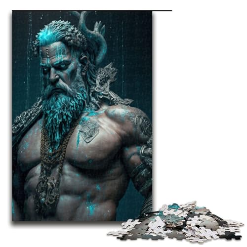 1000-teiliges Puzzle für Erwachsene, Poseidon-Puzzlespiel, perfekte Dekoration für Teenager ab 14 Jahren, 1000 Teile von mowenbingpeng