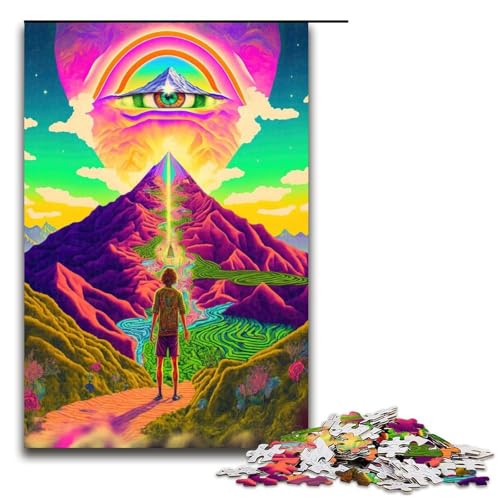 1000-teiliges Puzzle für Erwachsene, Psychedelic Valley-Puzzlespiel, perfekte Dekoration für Teenager ab 14 Jahren, 1000 Teile 1000-teiliges Puzzle für Erwachsene, Psychedelic Valley-Puzzlespiel, perfekte Dekoration für Teenager ab 14 Jahren, 1000 Teile von mowenbingpeng