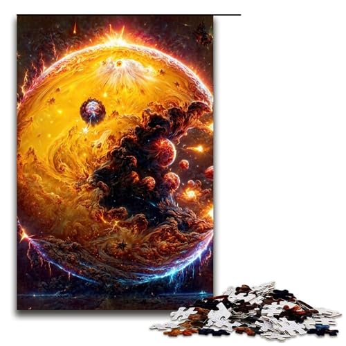 1000-teiliges Puzzle für Erwachsene, Retro-Weltraum-Logo, Puzzle für Erwachsene, Holzpuzzle, anspruchsvolles Spiel, 1000 Teile 1000-teiliges Puzzle für Erwachsene, Retro-Weltraum-Logo, Puzzle für Erwachsene, Holzpuzzle, anspruchsvolles Spiel, 1000 Teile von mowenbingpeng
